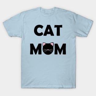 Cat Mom (Black) T-Shirt